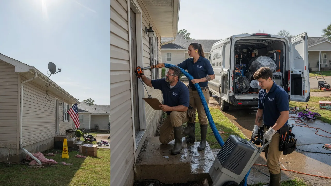 Ceiling Water Damage Restoration in Oakville, IA near me
